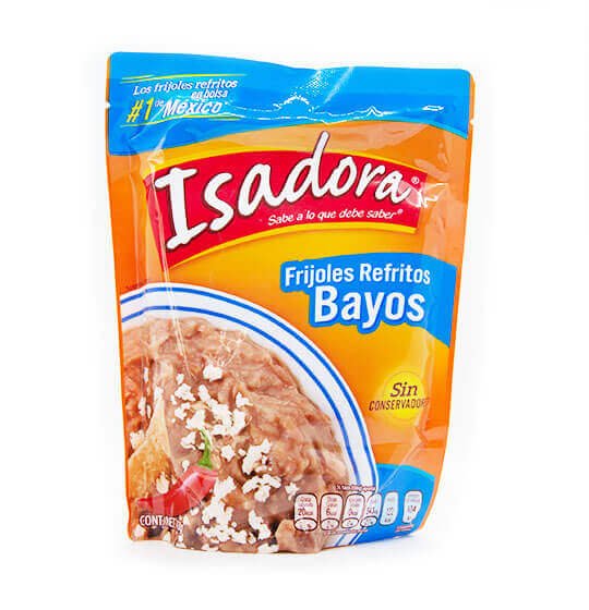 Frijoles Bayos Refritos 430 gr. Isadora