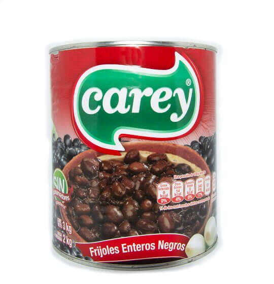 Frijol Entero Negro 3 kg. Carey