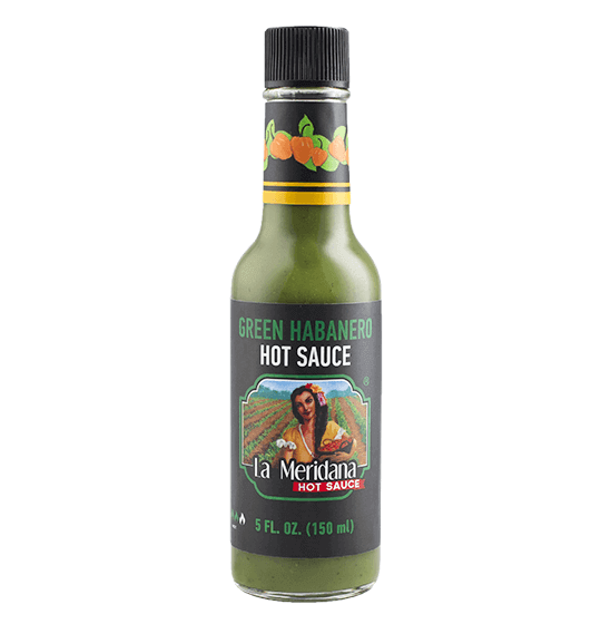 Salsa de chile habanero verde 150 ml. La Meridana